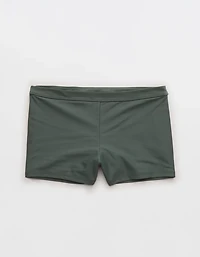 Aerie Mid Rise Boy Short Bikini Bottom