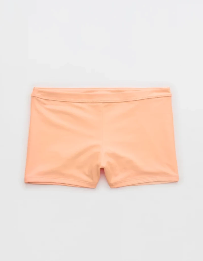 Aerie Mid Rise Boy Short Bikini Bottom