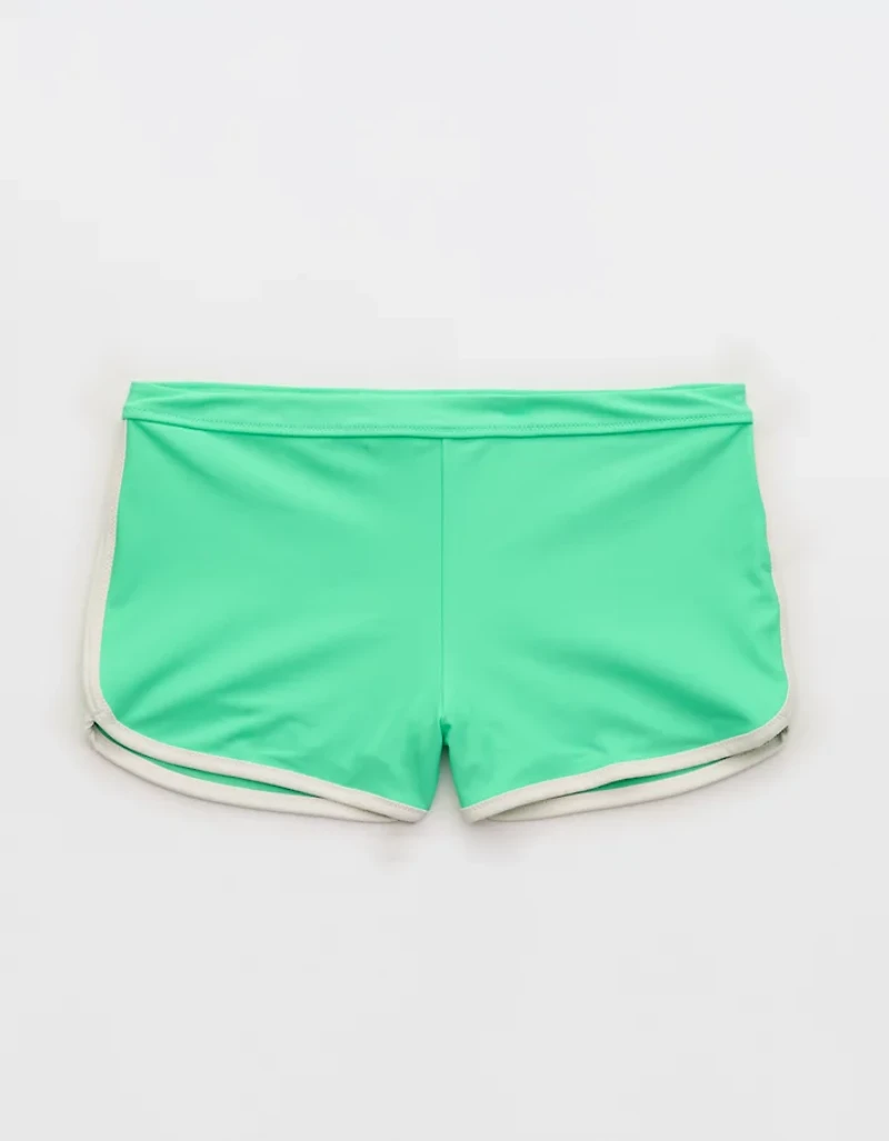 Aerie Mid Rise Boyshort Bikini Bottom