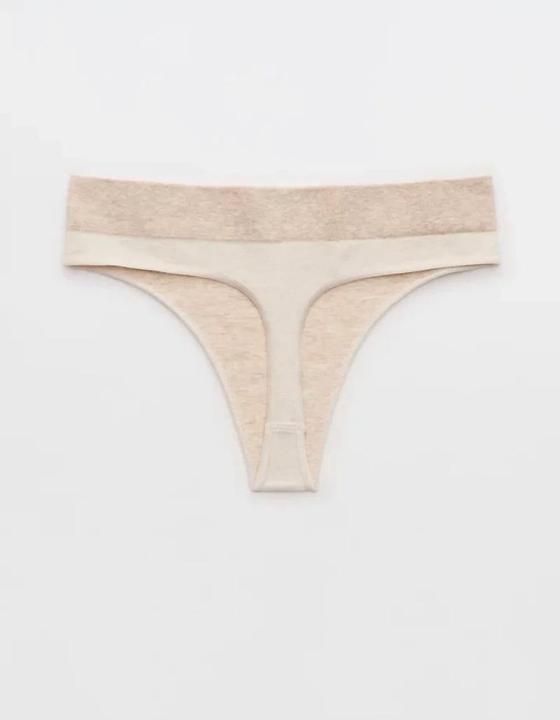 Superchill Seamless Colorblock Thong Underwear