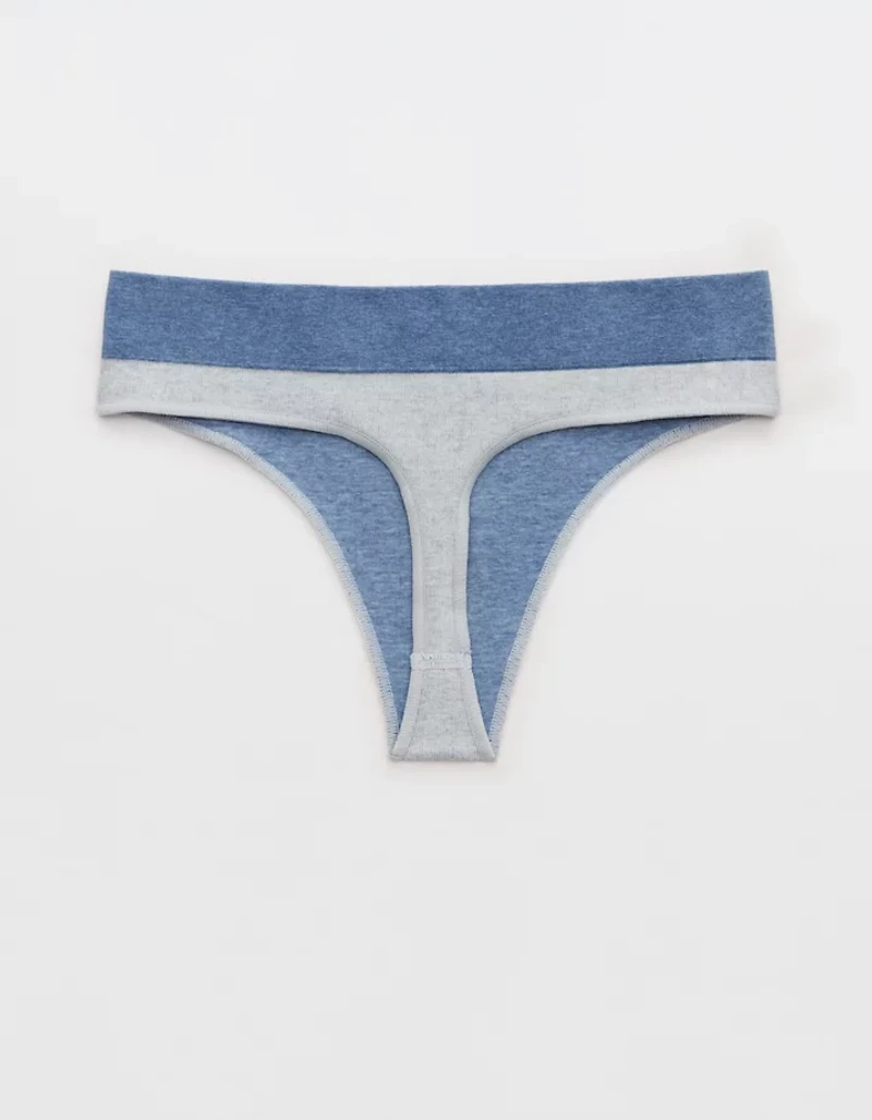 Superchill Seamless Colorblock Thong Underwear