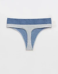 Superchill Seamless Colorblock Thong Underwear