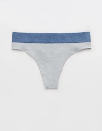 Superchill Seamless Colorblock Thong Underwear