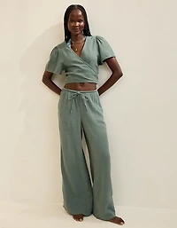 Aerie Day-Off Wrap Top
