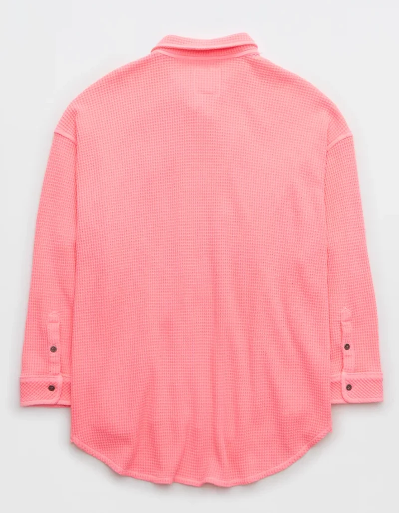 Aerie LumberJane Waffle Shirt