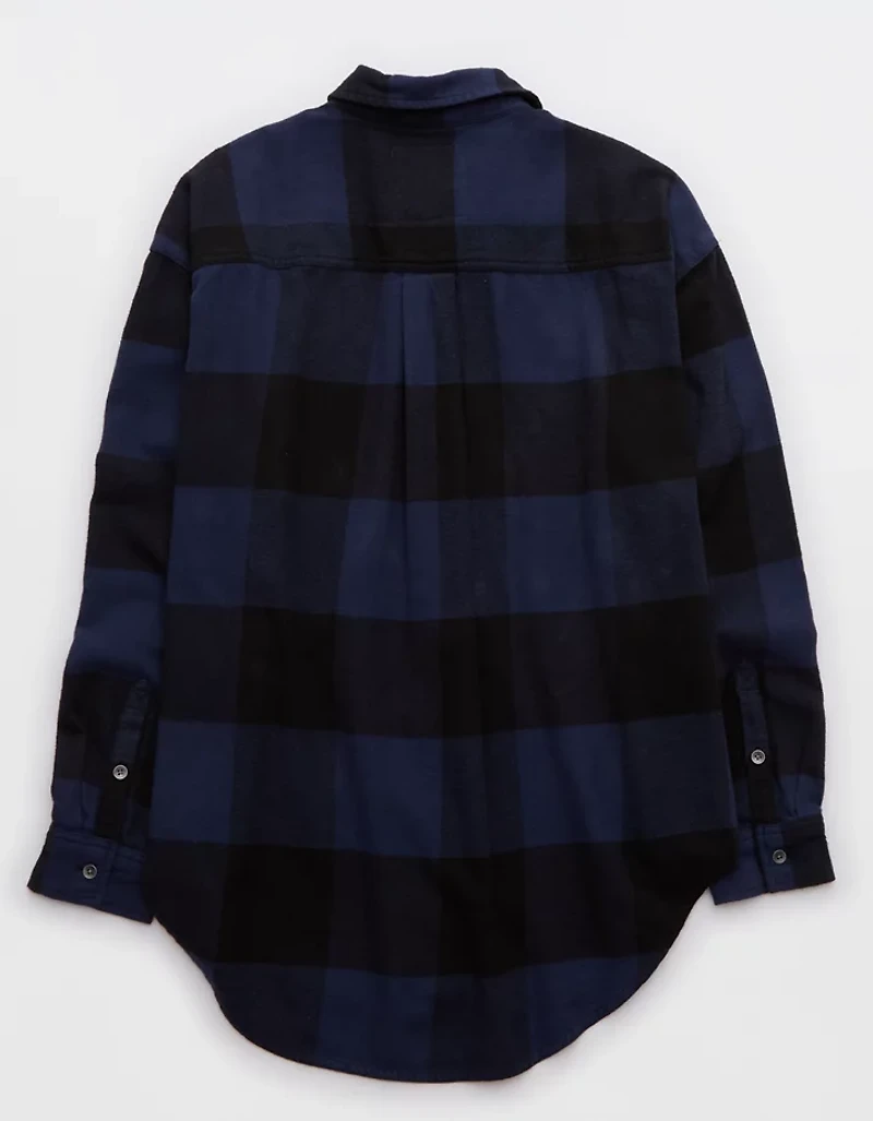 Aerie Anytime Fave Flannel Button Down Shirt