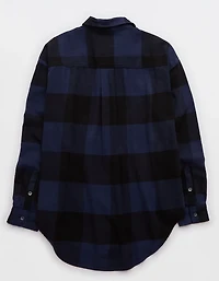 Aerie Anytime Fave Flannel Button Down Shirt