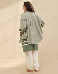 Aerie Anytime Fave Twill Shirt