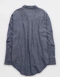 Aerie Anytime Fave Twill Shirt