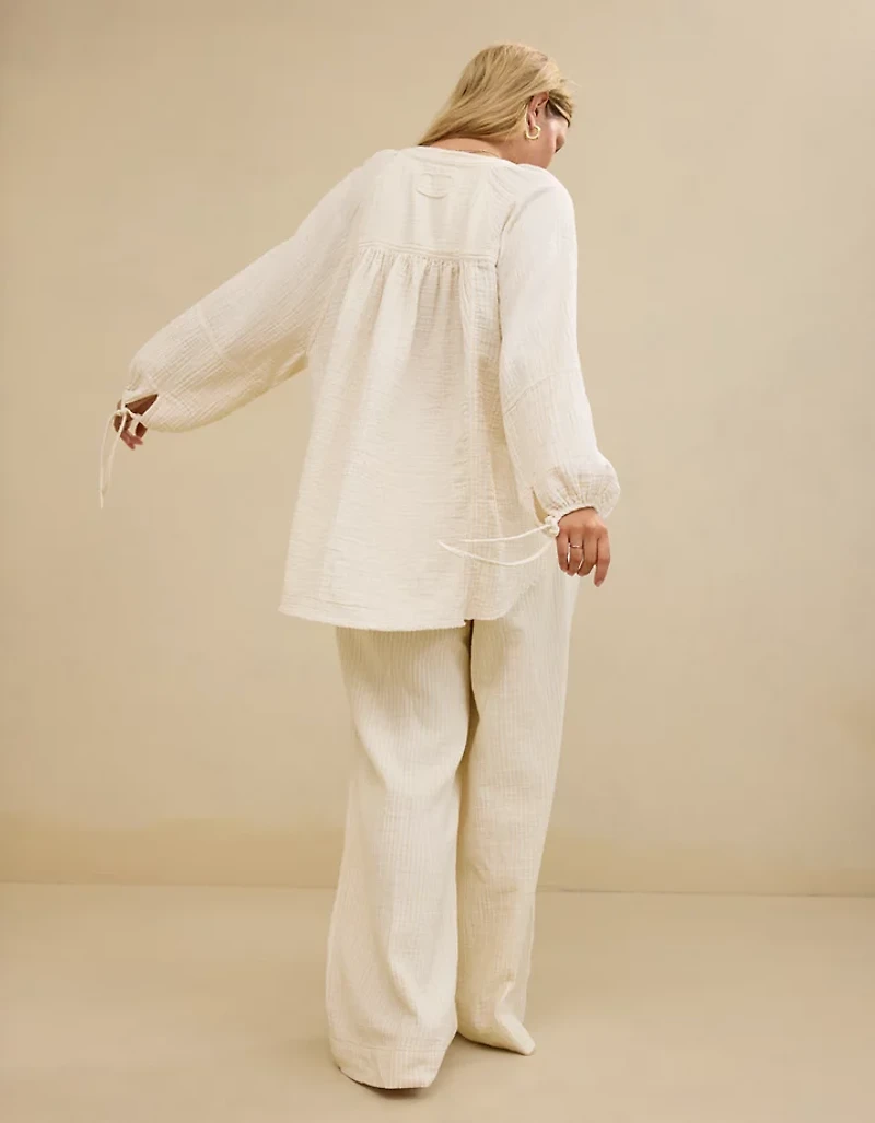 Aerie Daybreak Coverup Shirt
