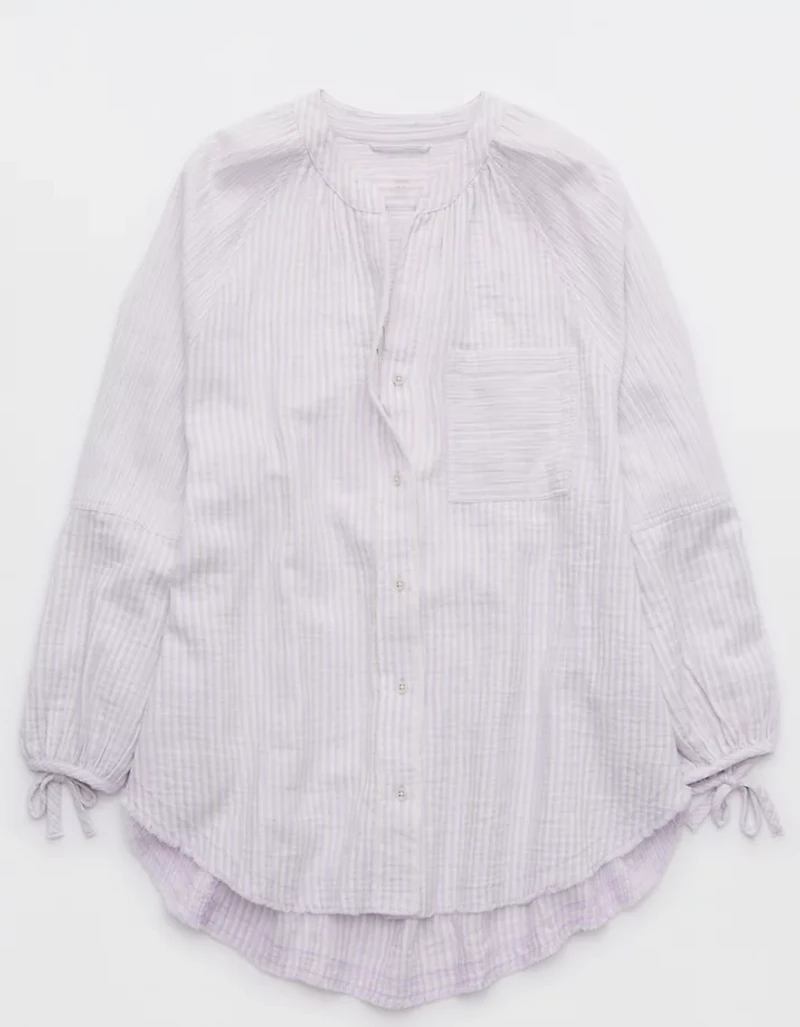 Aerie Daybreak Coverup Shirt