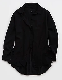 Aerie Seersucker Coverup Shirt