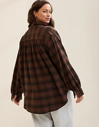 Aerie Anytime Fave Flannel Button Down Shirt