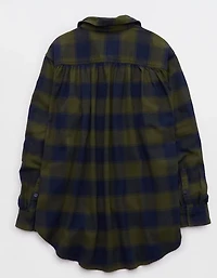 Aerie Anytime Fave Flannel Button Down Shirt