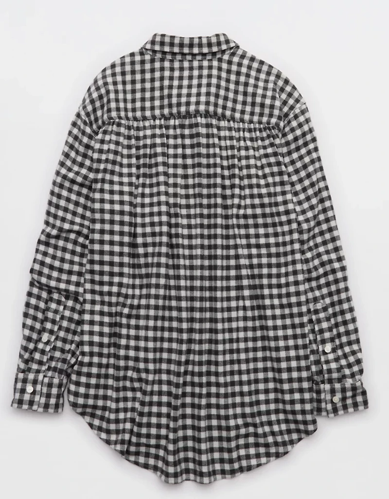 Aerie MagnaReady Adaptive Anytime Fave Flannel Shirt