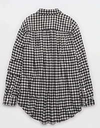 Aerie MagnaReady Adaptive Anytime Fave Flannel Shirt