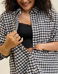 Aerie MagnaReady Adaptive Anytime Fave Flannel Shirt