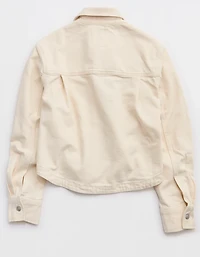 Aerie Cropped Buttondown Shirt