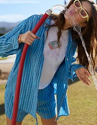 Aerie Day-Off Cover Up Shirt