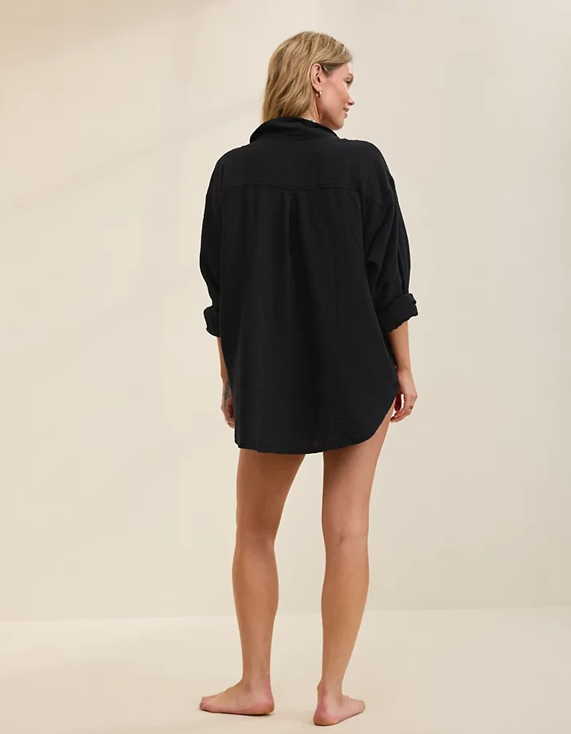 Aerie Day-Off Cover Up Shirt