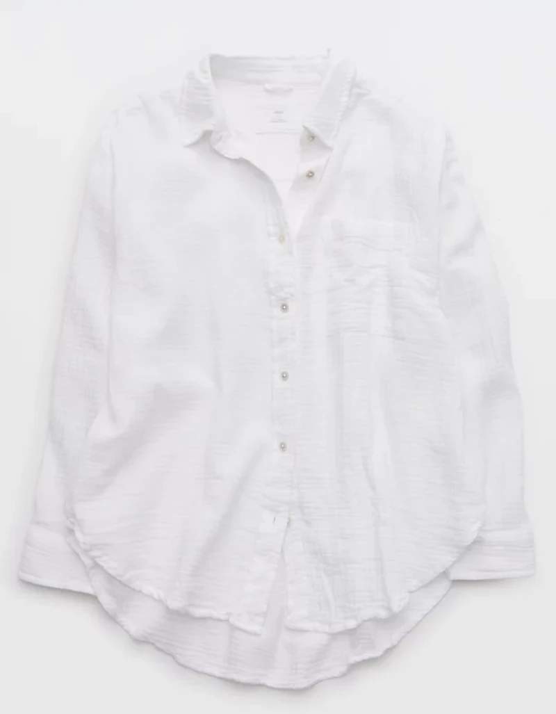 Aerie Day-Off Cover Up Shirt