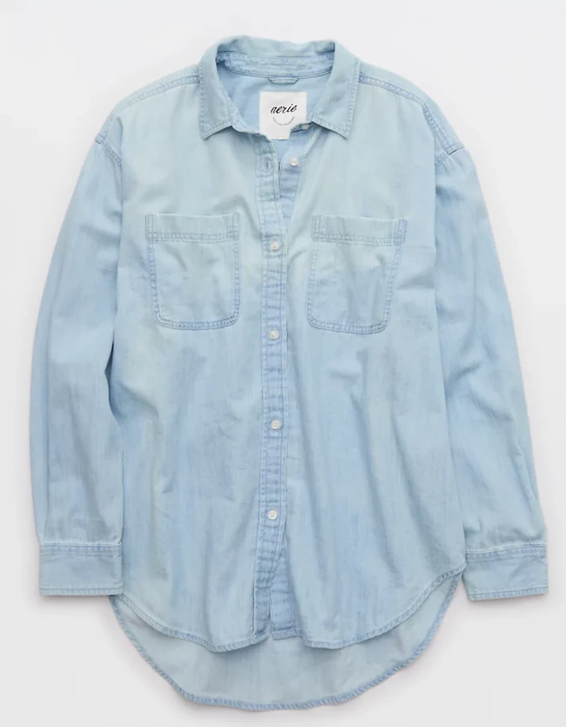 Aerie Anytime Fave Woven Shirt