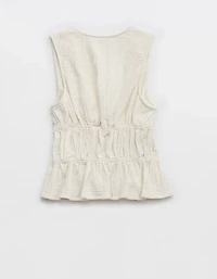 Aerie Tie Front Tank Top