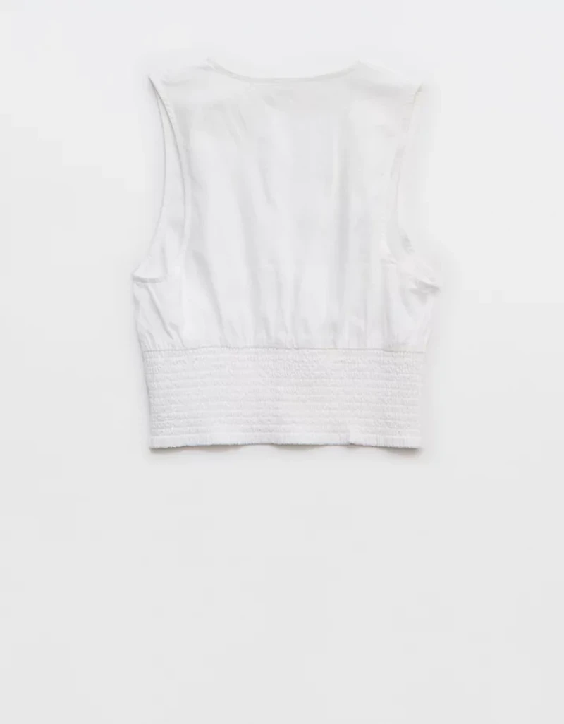 Aerie Linen Blend Vest