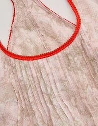 Aerie Woven Scoop Neck Tank Top