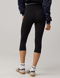 OFFLINE By Aerie Real Me High Waisted Crossover Capri Legging