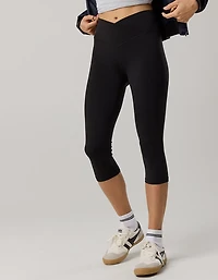 OFFLINE By Aerie Real Me High Waisted Crossover Capri Legging