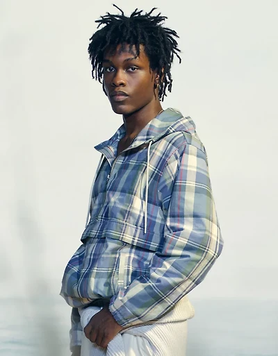 AE Plaid Anorak Jacket