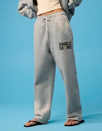 AE | Smiley® Heavyweight Open-Hem Sweatpant