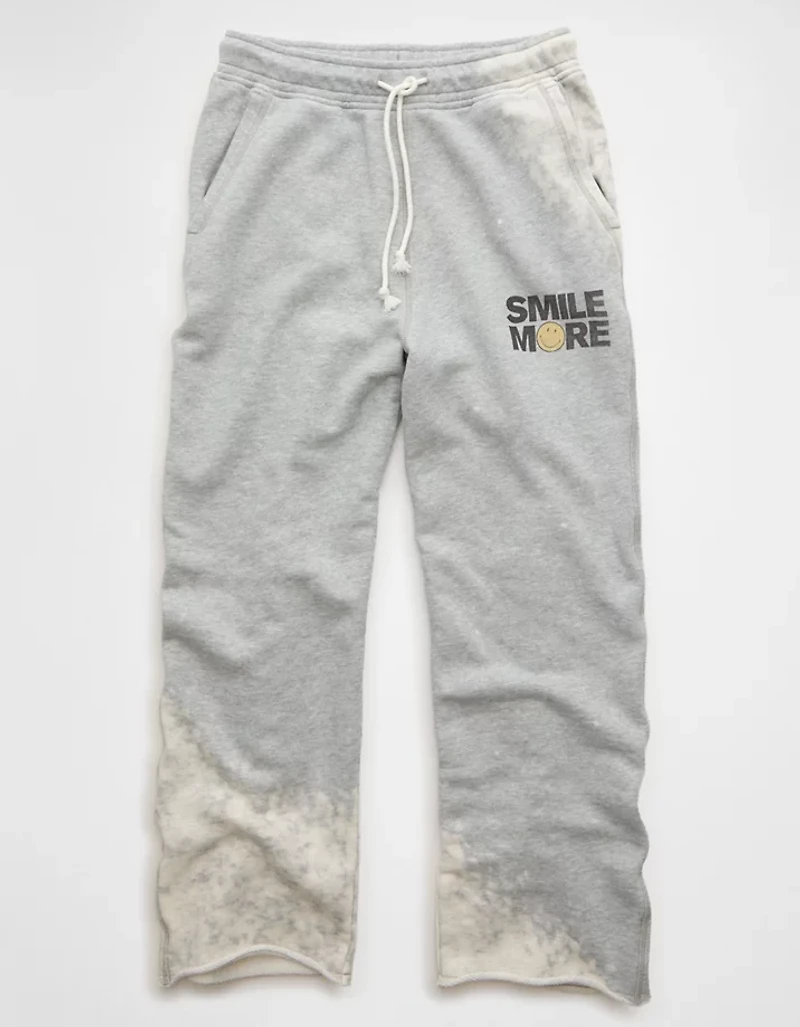 AE | Smiley® Heavyweight Open-Hem Sweatpant