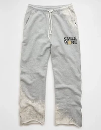AE | Smiley® Heavyweight Open-Hem Sweatpant