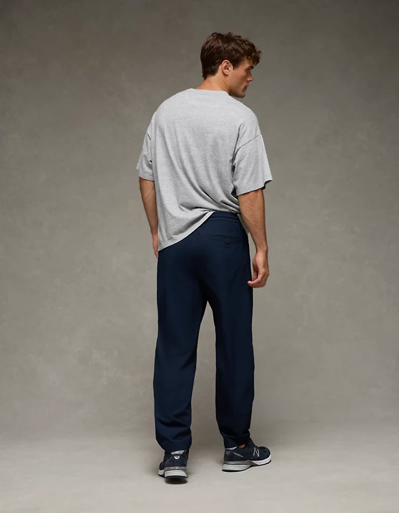 Pantalon à ceinture élastique plissé 24/7 AE