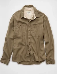 AE Textured Flannel Shirt