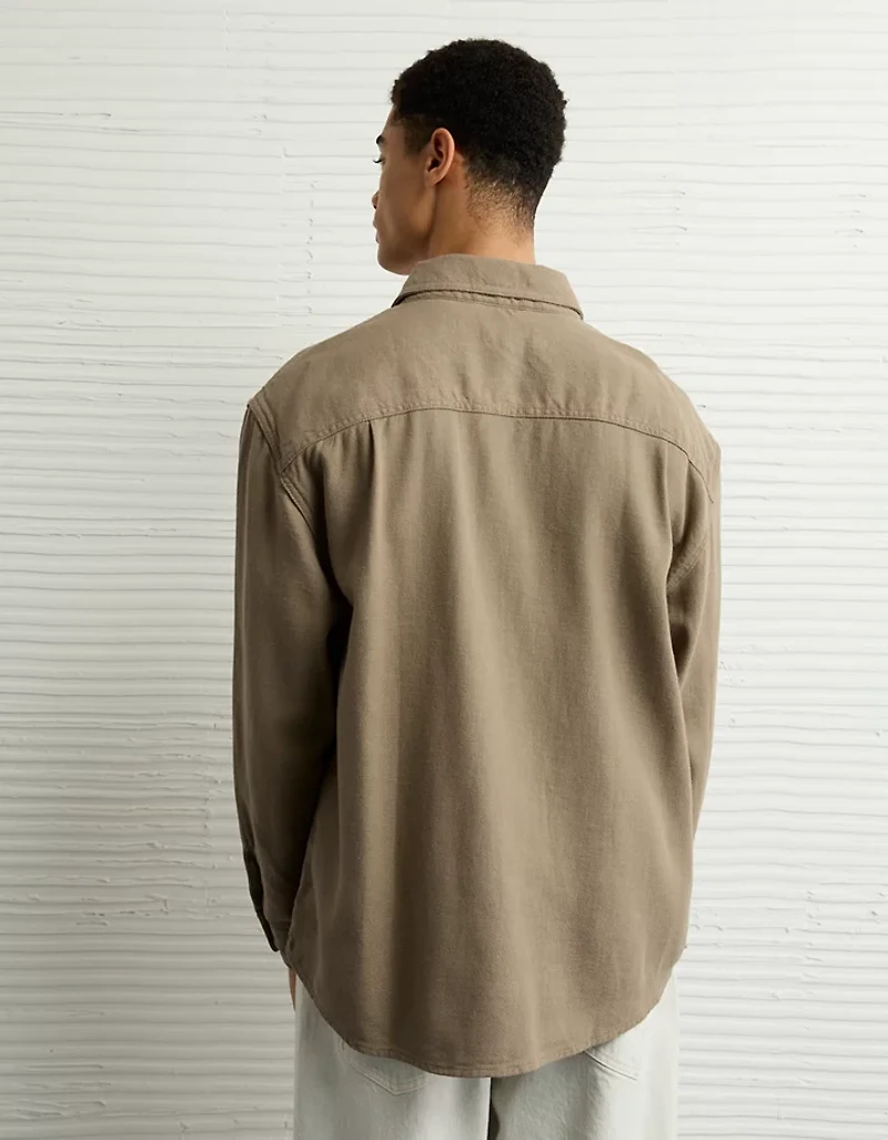 AE Textured Flannel Shirt