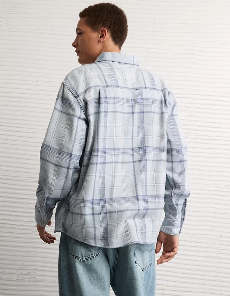 Chemise en flanelle texturée AE