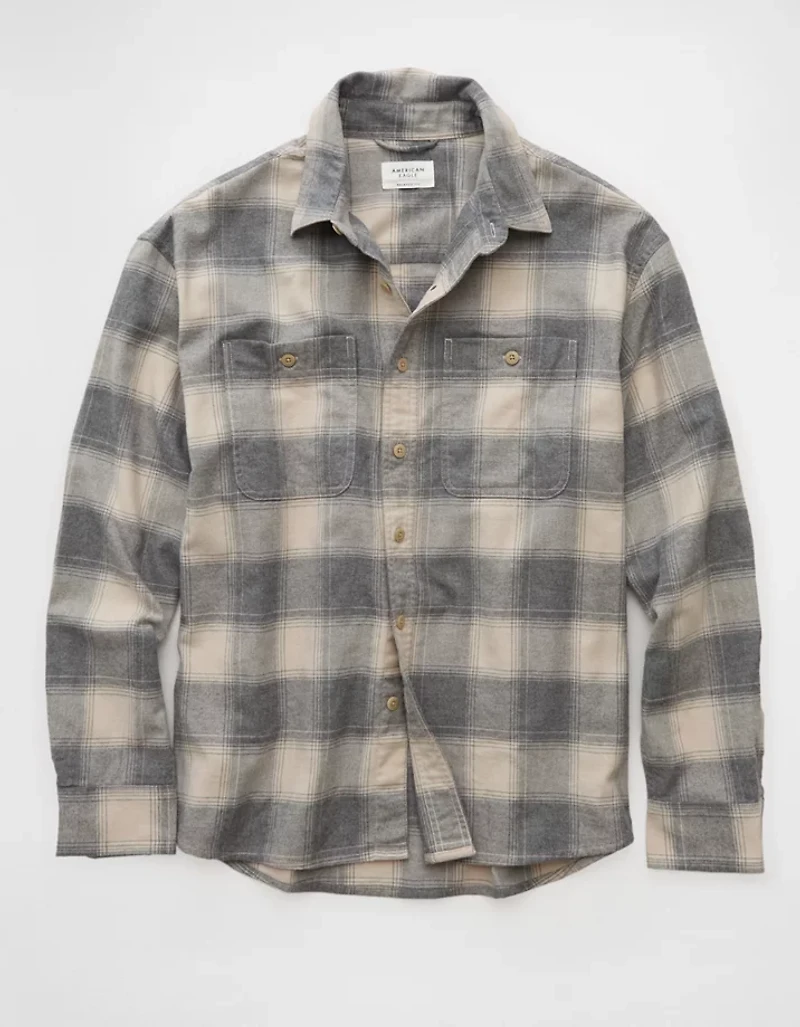 AE Relaxed Everyday Flannel Shirt