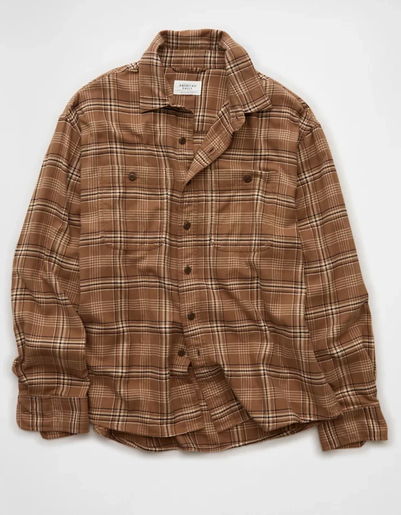 AE Relaxed Everyday Flannel Shirt