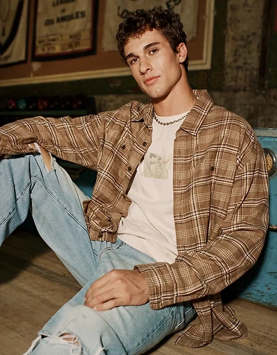 AE Relaxed Everyday Flannel Shirt