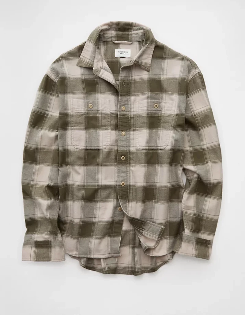 AE Relaxed Everyday Flannel Shirt