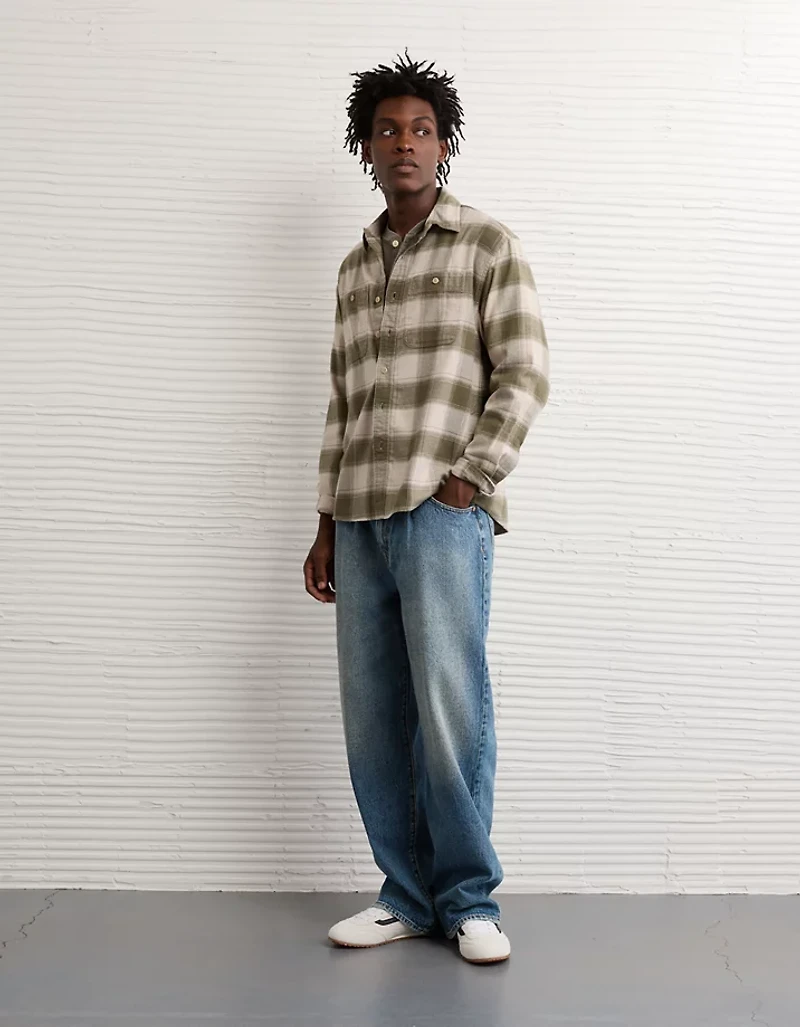 AE Relaxed Everyday Flannel Shirt