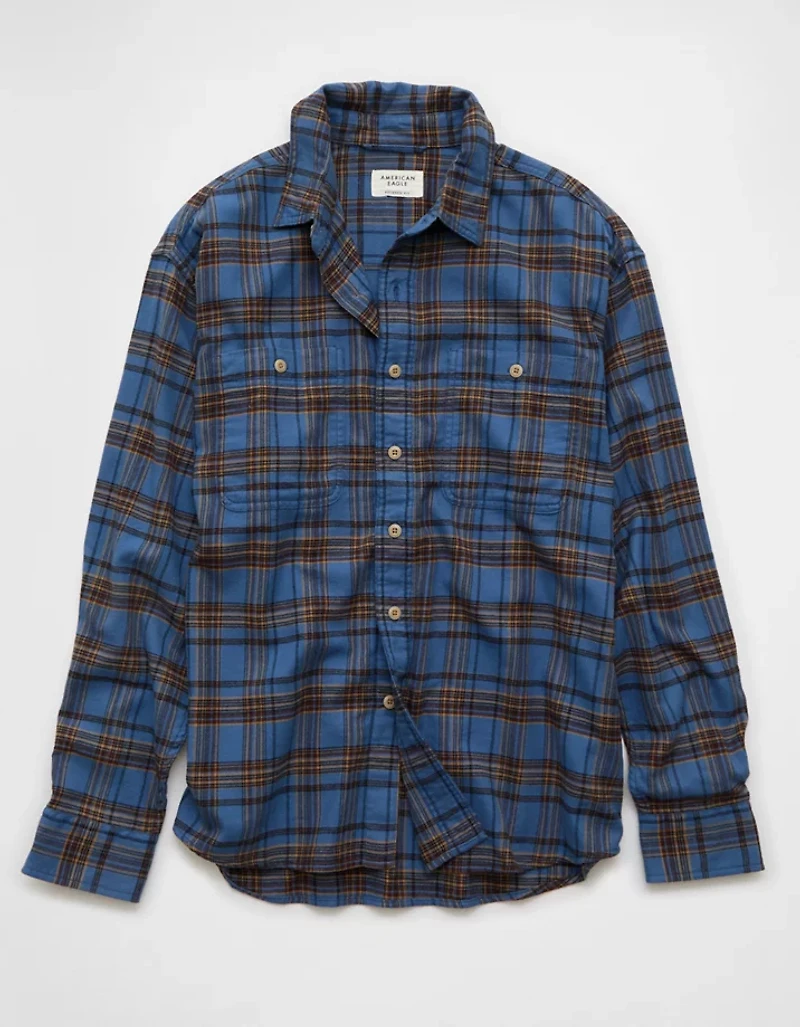AE Relaxed Everyday Flannel Shirt