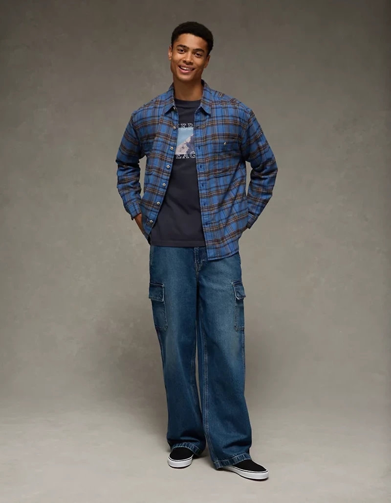 AE Relaxed Everyday Flannel Shirt