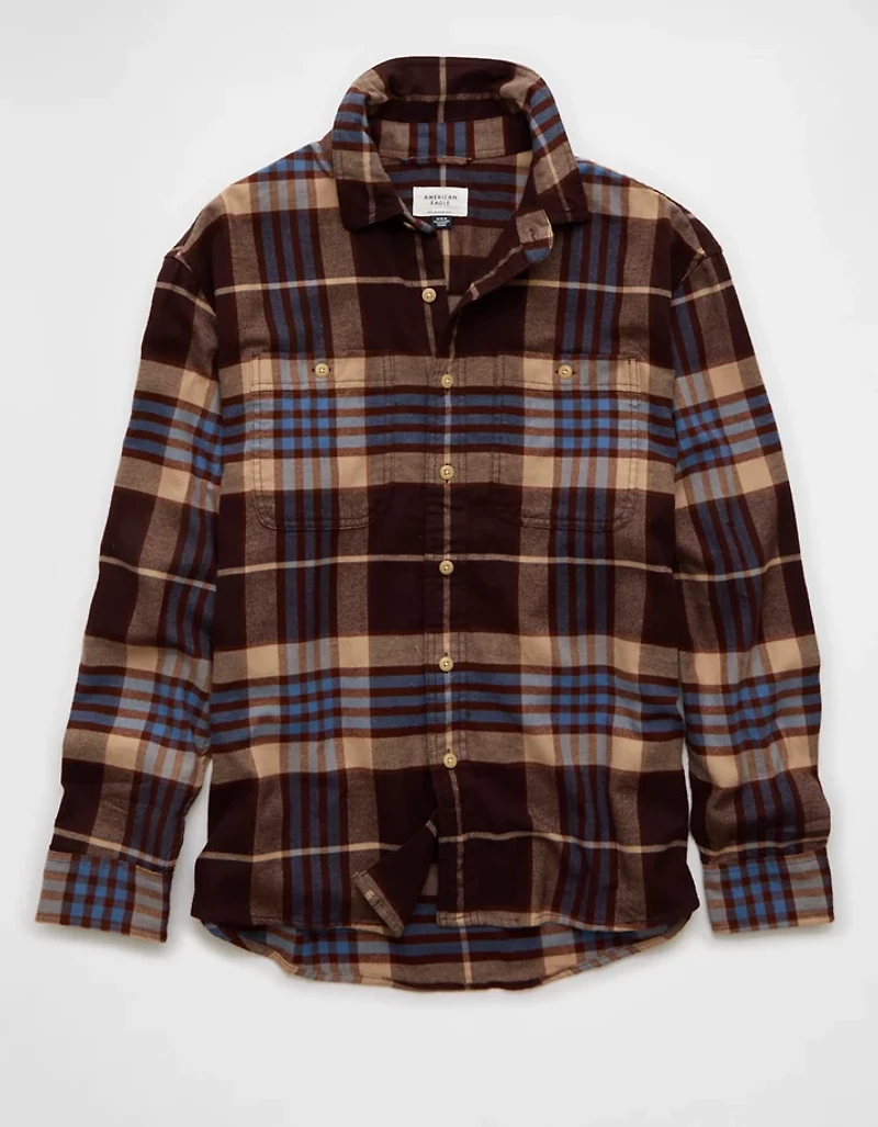 AE Relaxed Everyday Flannel Shirt