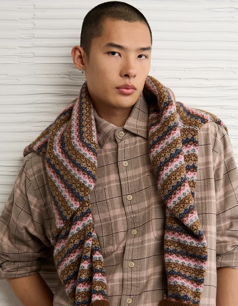 AE Relaxed Fit Everyday Flannel Shirt