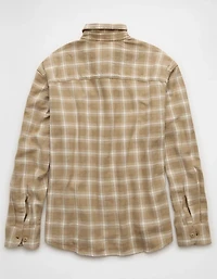 AE Boxy Lightweight Flannel Shirt