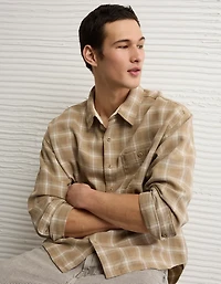 AE Boxy Lightweight Flannel Shirt